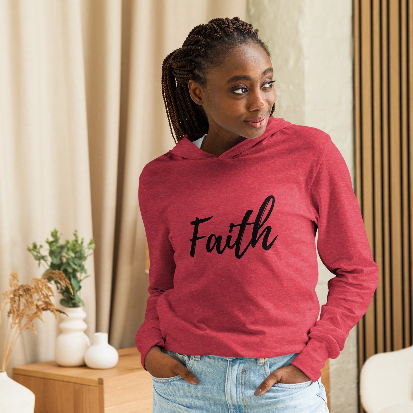 Faith | Hooded long-sleeve tee