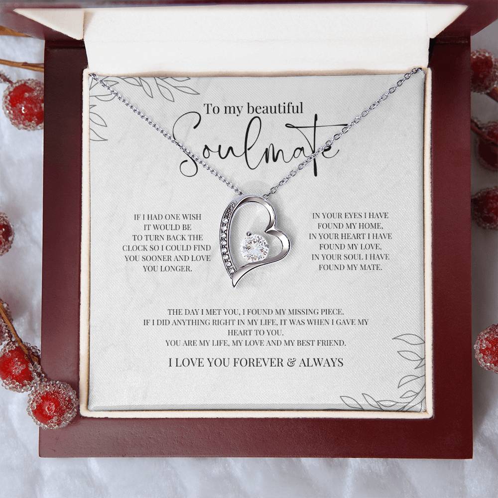 Forever Love Necklace | To My Soulmate - One Wish