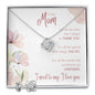 Love knot Earring & Necklace Set | To My Mom