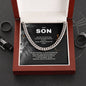 Cuban Link Chain | To My Son - Never Feel That You Are Alone