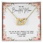 Interlocking Hearts Necklace | To My Beautiful Mom - Only Person