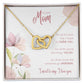 Interlocking Hearts Necklace | To My Mom - For all the times