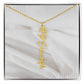 Flower Name Necklace