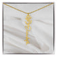 Flower Name Necklace