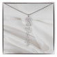Flower Name Necklace