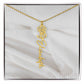 Flower Name Necklace