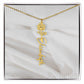 Flower Name Necklace