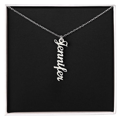 Multi Vertical Name Necklace