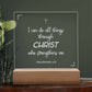 I  can do all things | Engraved Acrylic Plaque Led Light