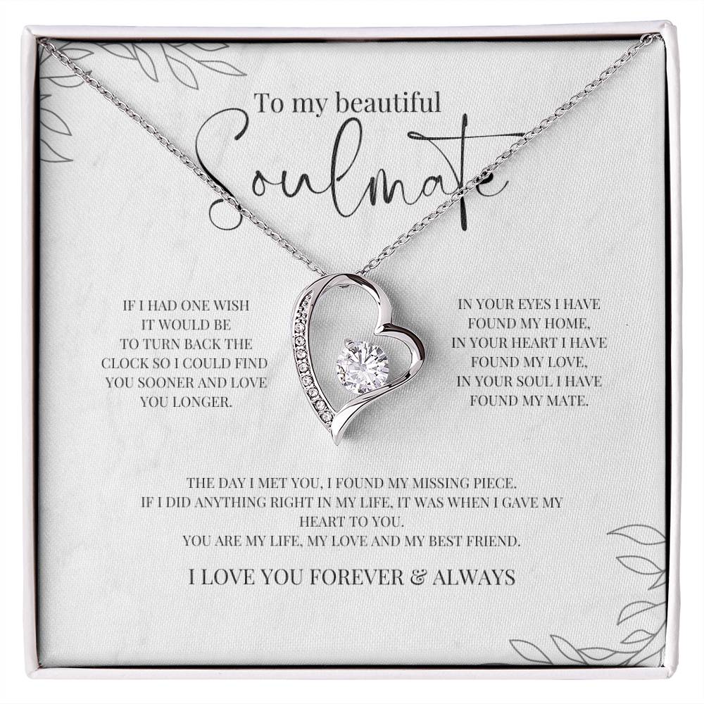 Forever Love Necklace | To My Soulmate - One Wish