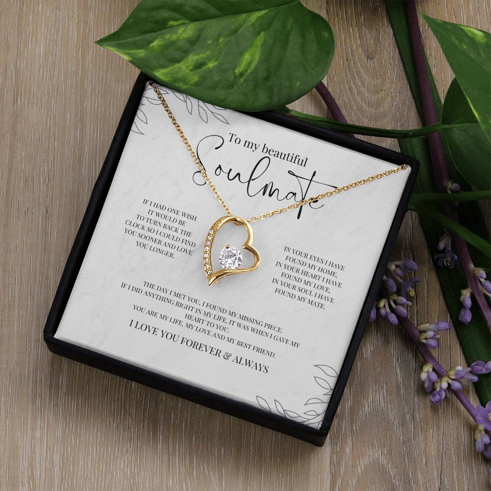 Forever Love Necklace | To My Soulmate - One Wish