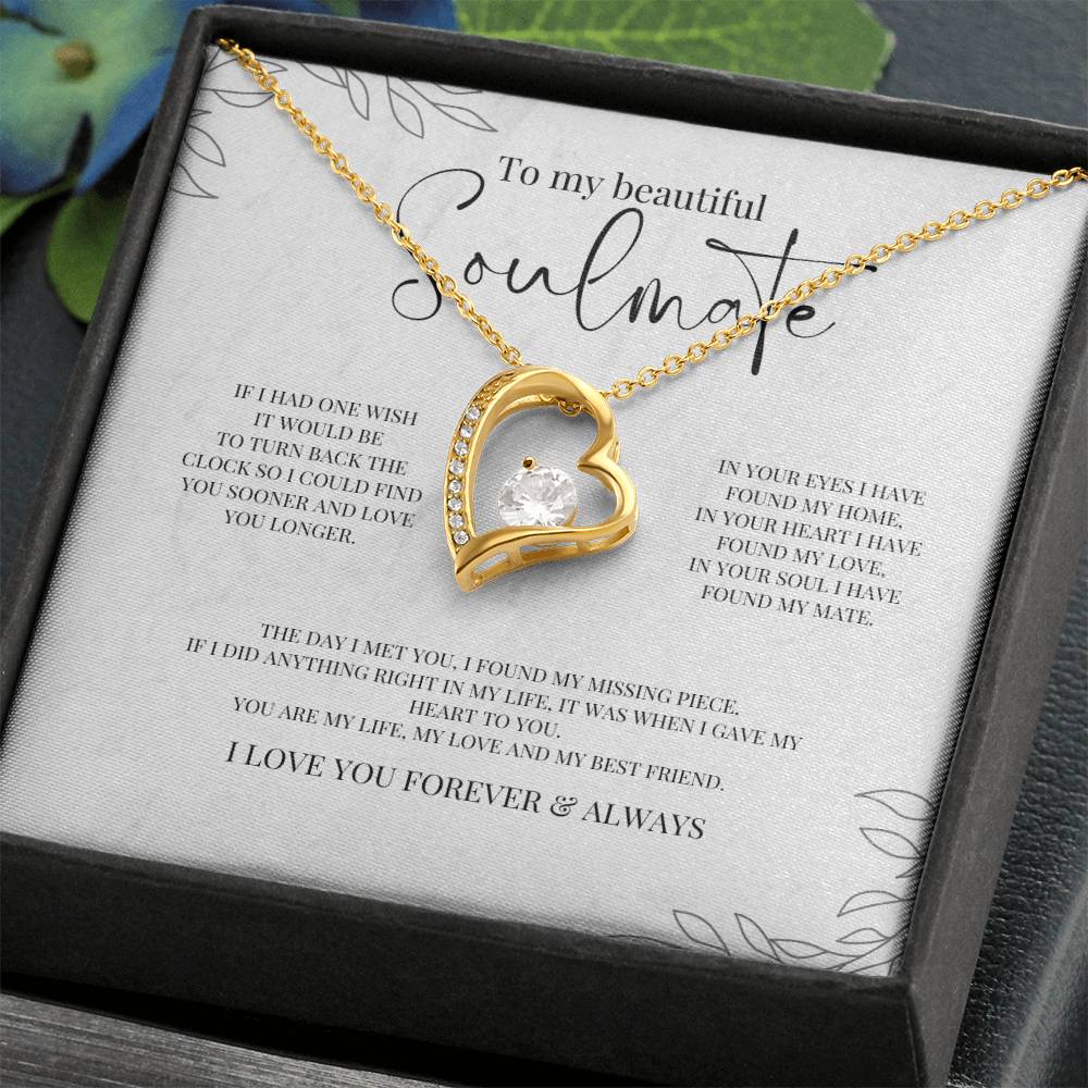 Forever Love Necklace | To My Soulmate - One Wish